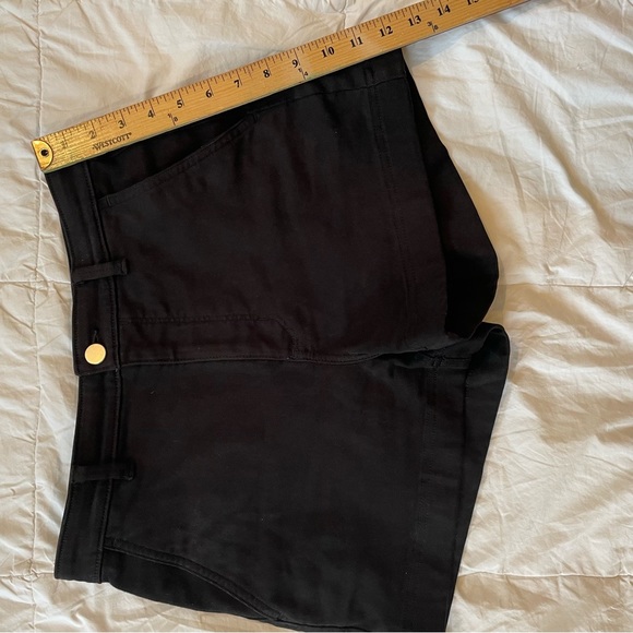 Everlane Black Cotton Twill Shorts size 4 - Picture 4 of 6